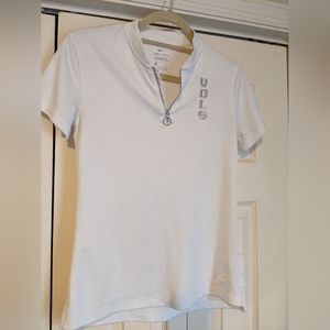 Nike Dri Fit Vols Front-Zip Short Sleeve